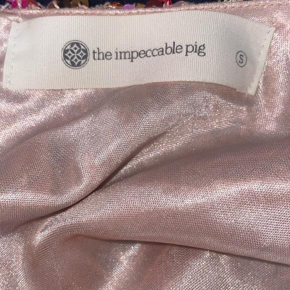 Sequined Dress with Removable Sash - Picture 4 of 6